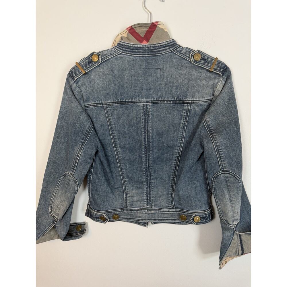 Burberry Light Blue Denim Jean Jacket